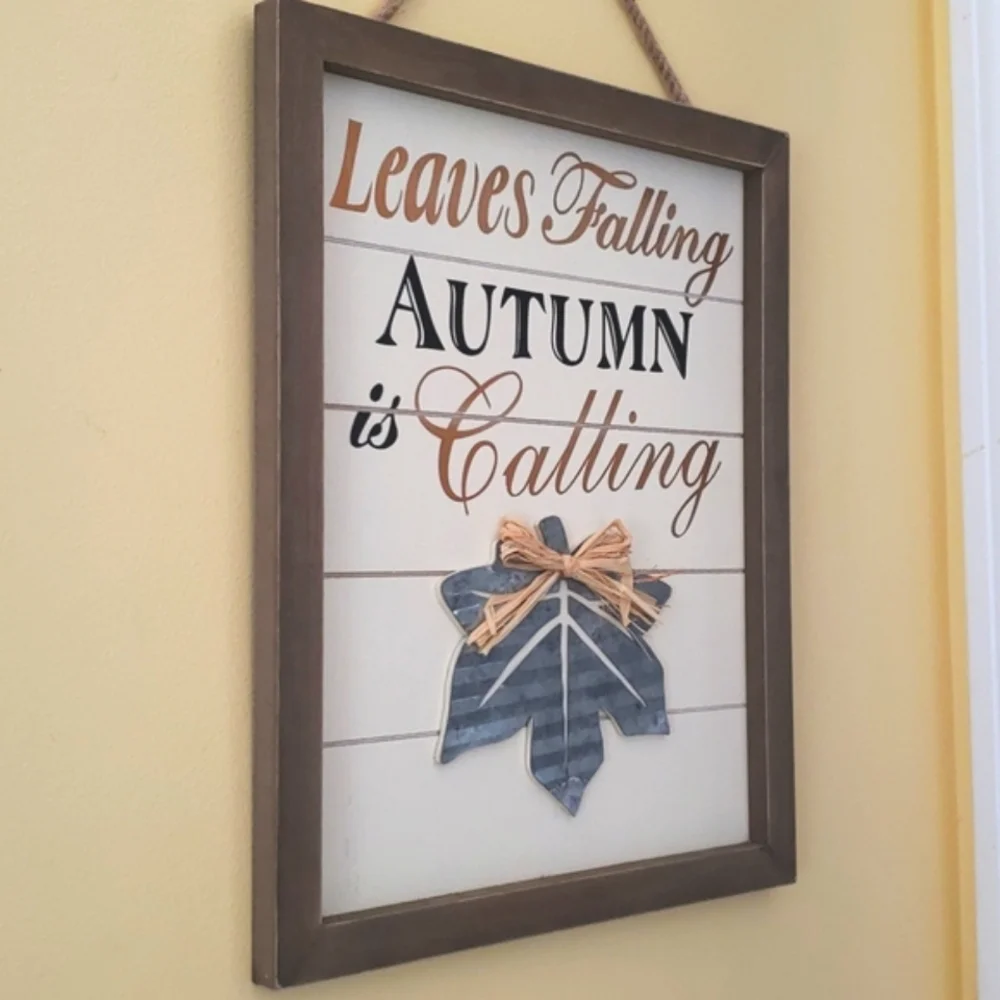 Autumn Mixed Media Wall Art NWT